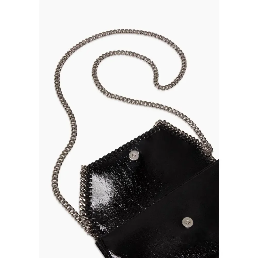Stella McCartney Fabella Crinkle Faux Leather Crossbody Bag – NWT - Picture 3 of 11